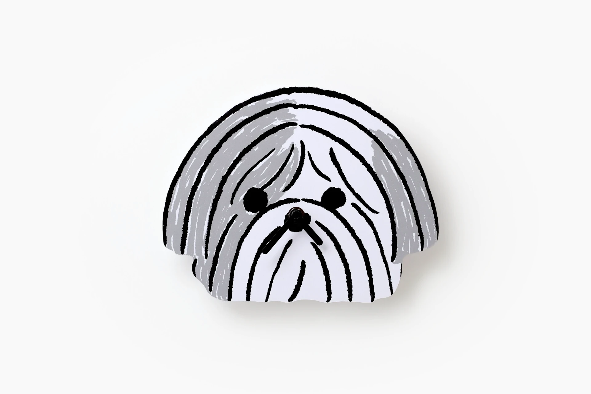 山鳩舎ダイカットクロック