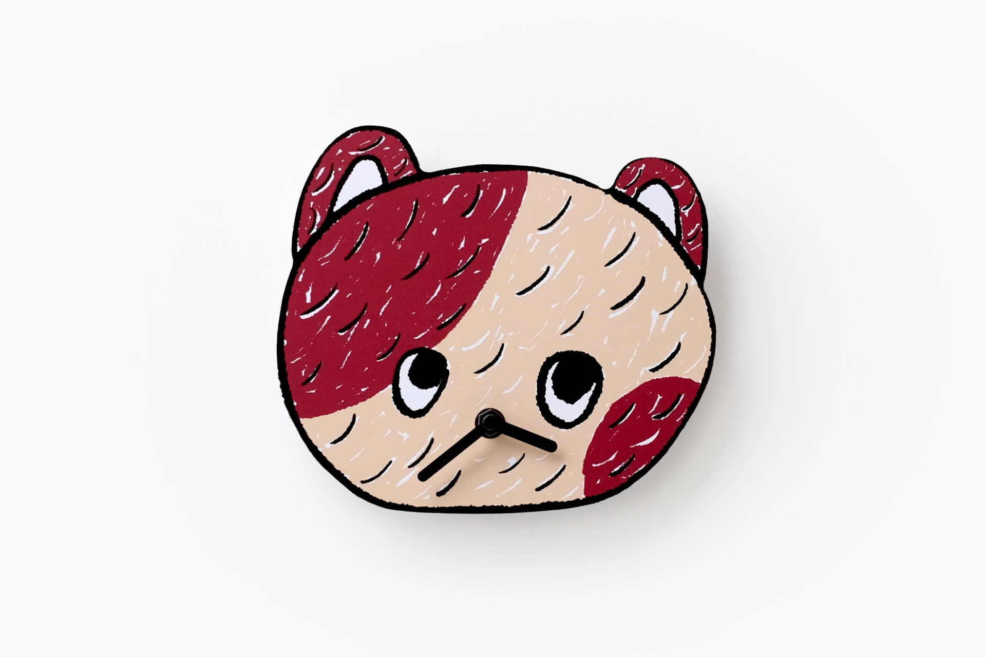 山鳩舎ダイカットクロック